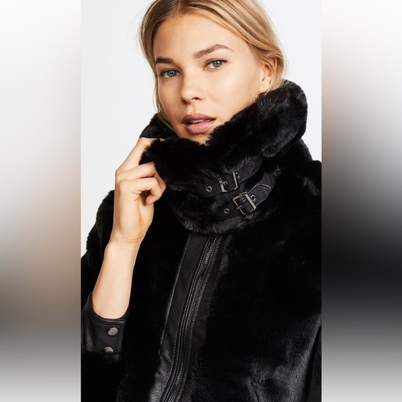 NEW‼️REVOLVE / BLANKNYC - Black Noise Coat (Size M) - Picture 8 of 11